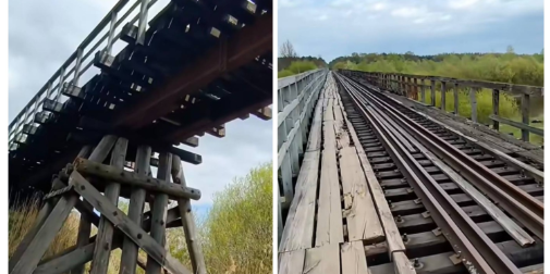Єдиний в Україні: на Поліссі занепадає унікальний дерев’яний залізничний міст …