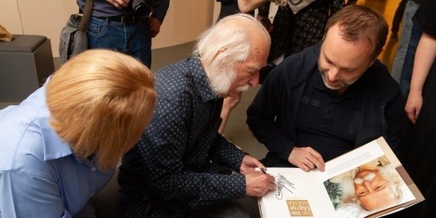 Іван Марчук відвідав експозицію своїх творів у Музеї історії Києва
