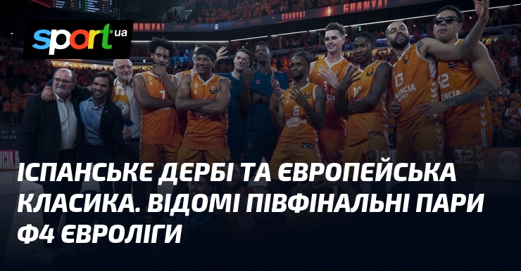 Іспанське дербі та європейська класика. Відомі півфінальні пари Ф4 Євроліги