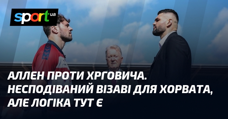 Аллен проти Хрговича. Несподіваний візаві для хорвата, але логіка тут …