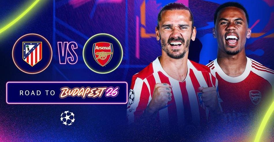 Атлетіко — Арсенал: де дивитися перший матч 1/2 фіналу ЛЧ