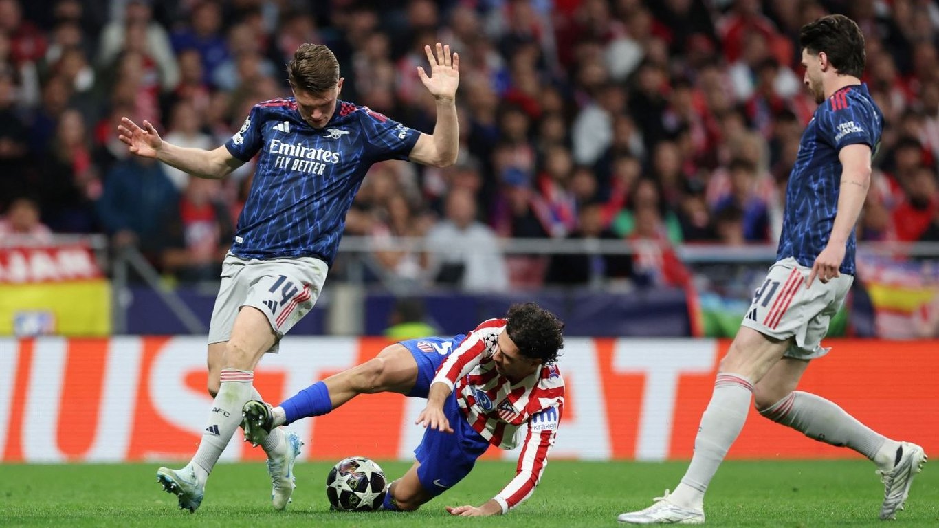 Арсенал втратив перемогу в першому матчі півфіналу ЛЧ проти Атлетіко