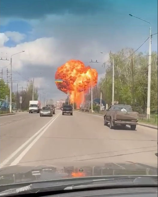 Безпілотник атакував АЗС у Краматорську