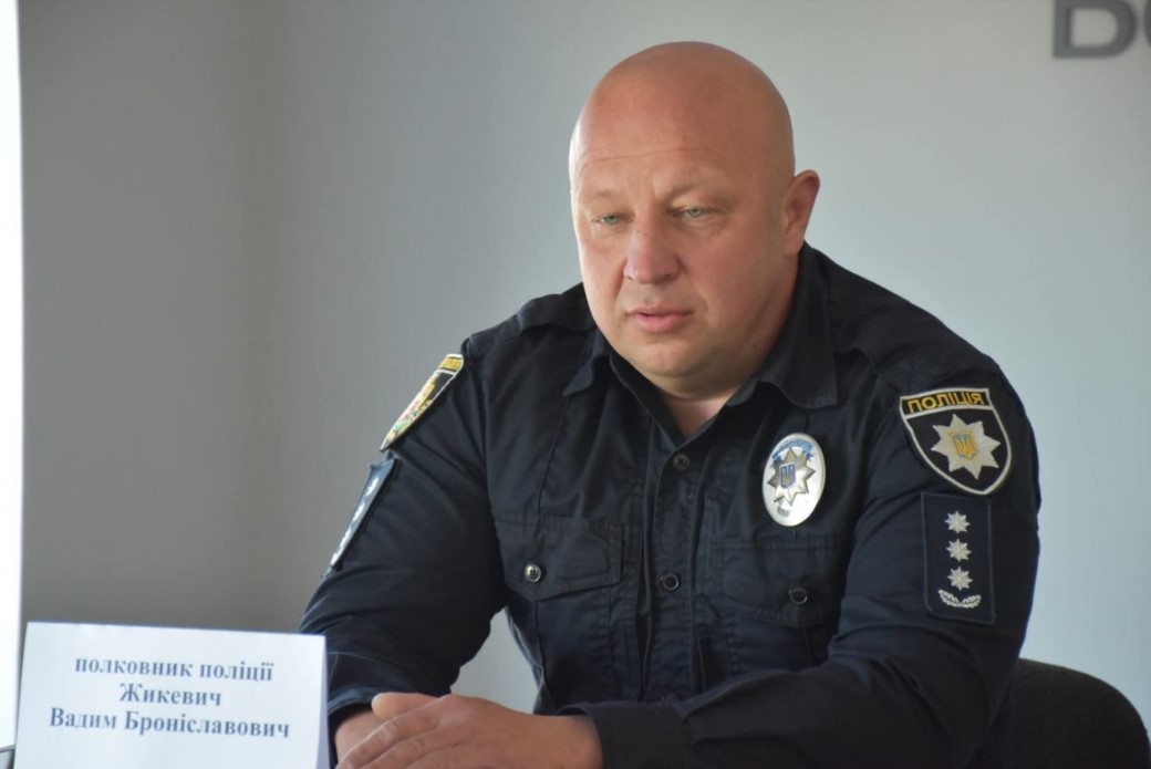 Бердичівський райвідділ поліції очолив полковник Вадим Жикевич. ВІДЕО