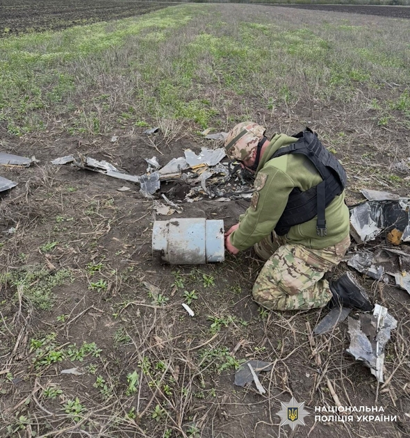 Бойову частину ворожого дрона знищили на Кіровоградщині (фото)