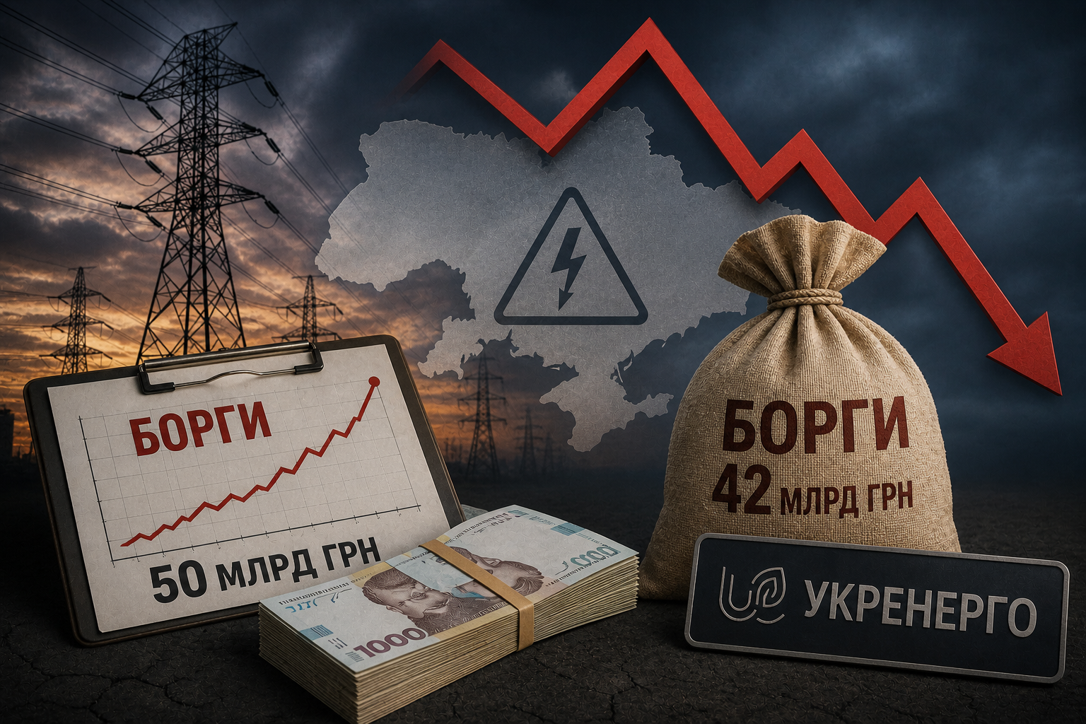 Борги на ринку електроенергії стрімко зростають: антирекорд може перевищити 50 …
