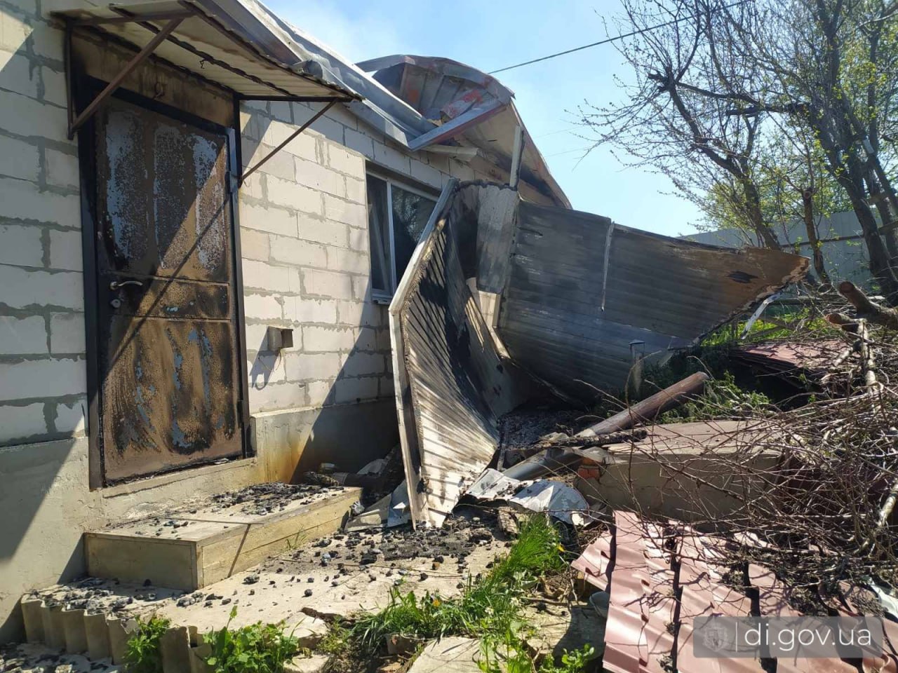 БпЛА поцілив по об‘єкту критичної інфраструктури в Дергачах