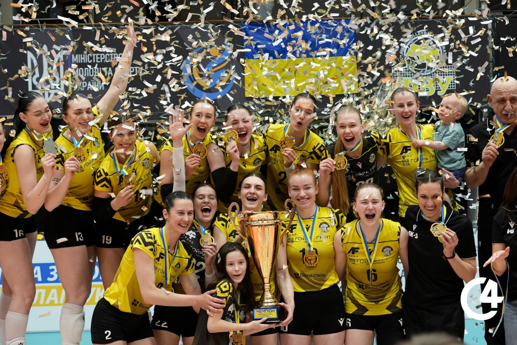 «Буковинка» вдруге поспіль стала чемпіонкою жіночої Суперліги України