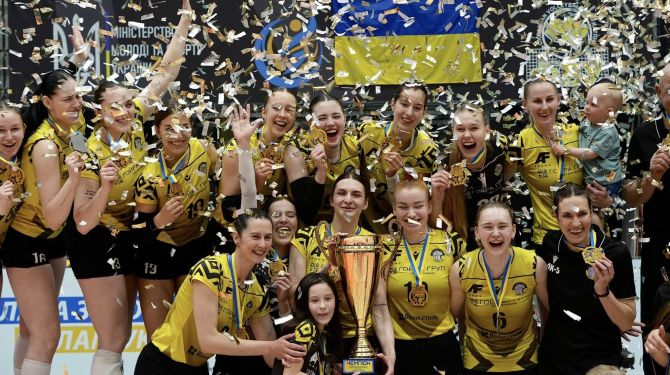 "Буковинка" вдруге поспіль стала чемпіоном України з волейболу