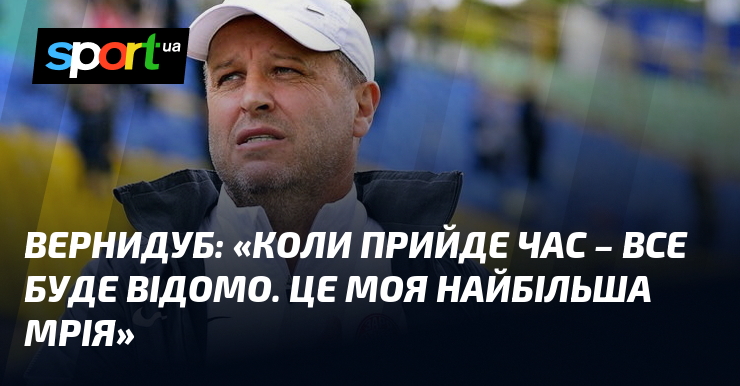 ВЕРНИДУБ: «Коли прийде час – все буде відомо. Це моя …