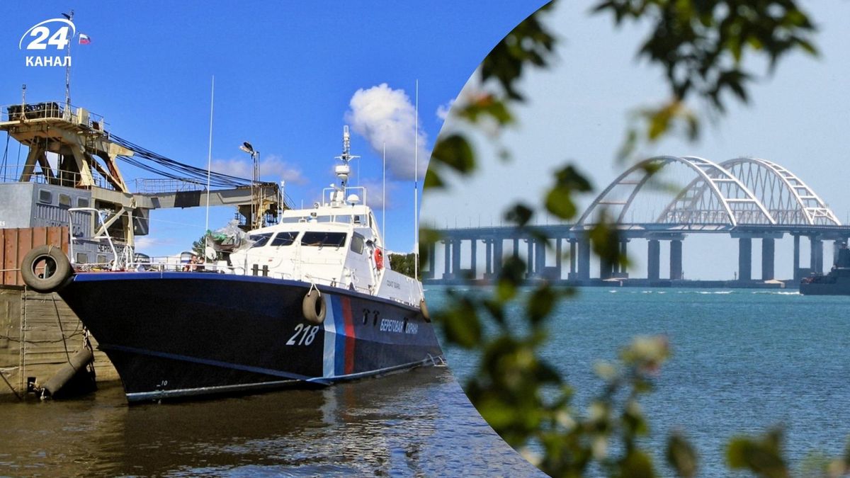 ВМС вдарили по російських катерах, які охороняли Керченський міст