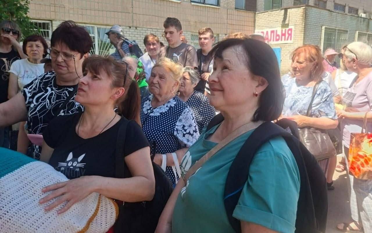 ВПО з Луганщини одержали гуманітарну допомогу в Олександрії (фото)