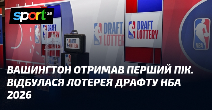 Вашингтон отримав перший пік. Відбулася лотерея драфту НБА 2026