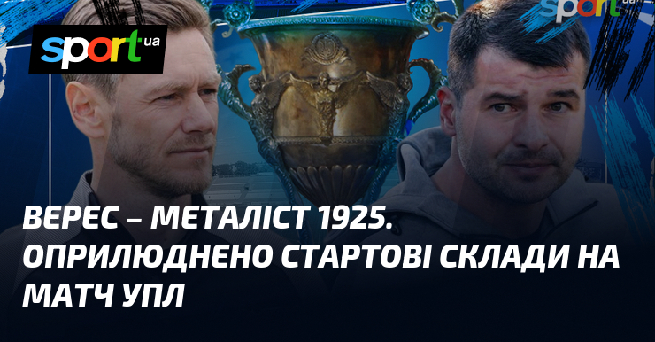 Верес – Металіст 1925. Оприлюднено стартові склади на матч УПЛ