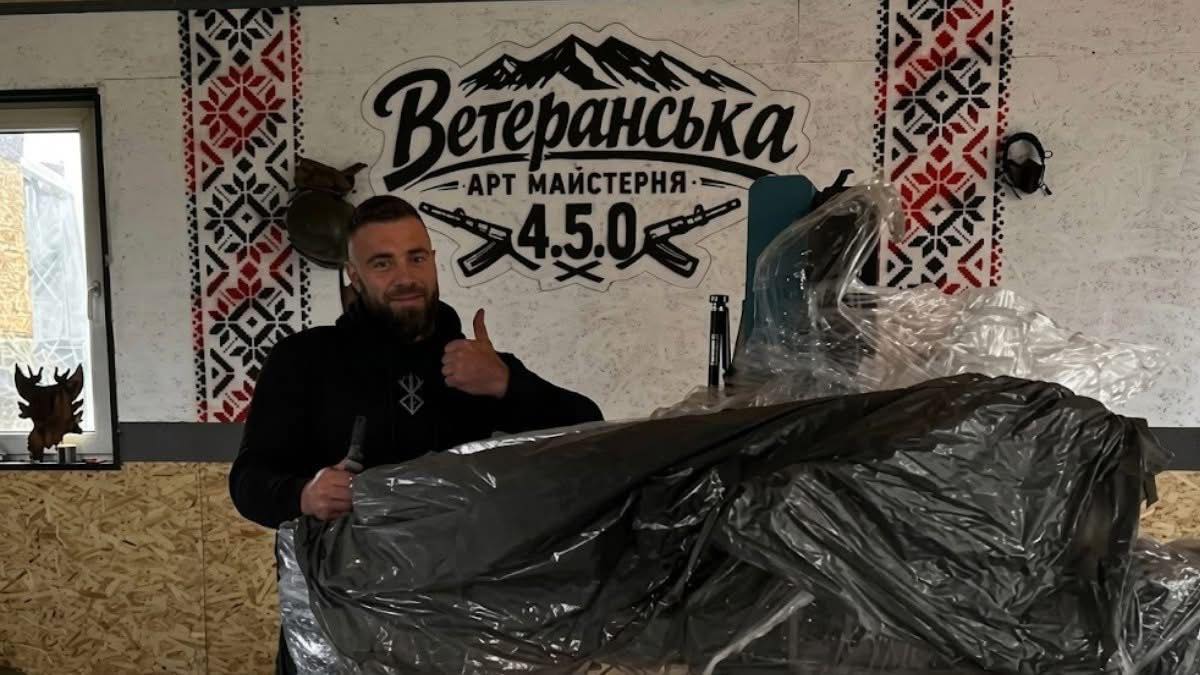 Ветеран з Івано-Франківщини завдяки гранту на бізнес відкрив майстерню