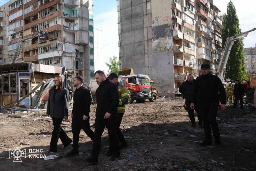 Вибухнула всередині: в МВС розповіли деталі атаки на Київ