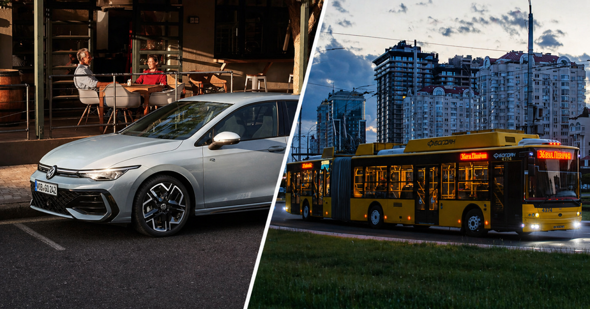 Власне авто чи громадський транспорт: що вигідніше для українця у …