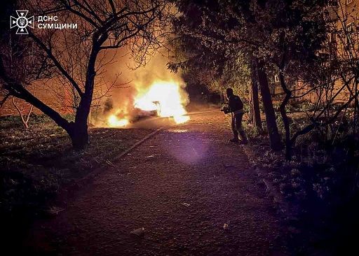 Вночі окупанти атакували цивільний легковий автомобіль у Білопіллі