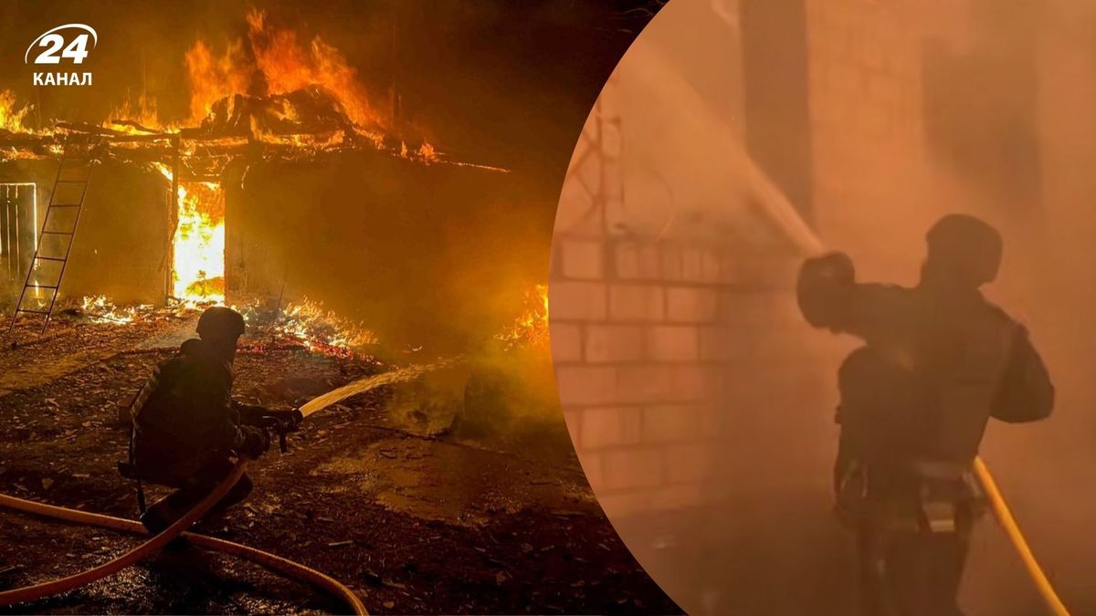 Вночі 9 травня Росія цинічно вдарила по Сумщині, спалахнула масштабна пожежа