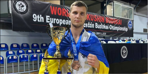 Волинський нацгвардієць виборов бронзу на Чемпіонаті Європи з карате