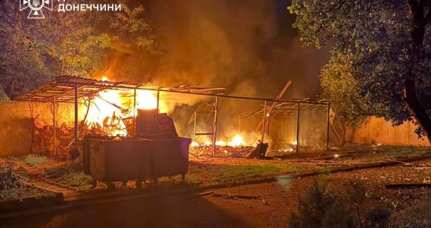 Росіяни атакували пожежну частину у Словʼянську на Донеччині