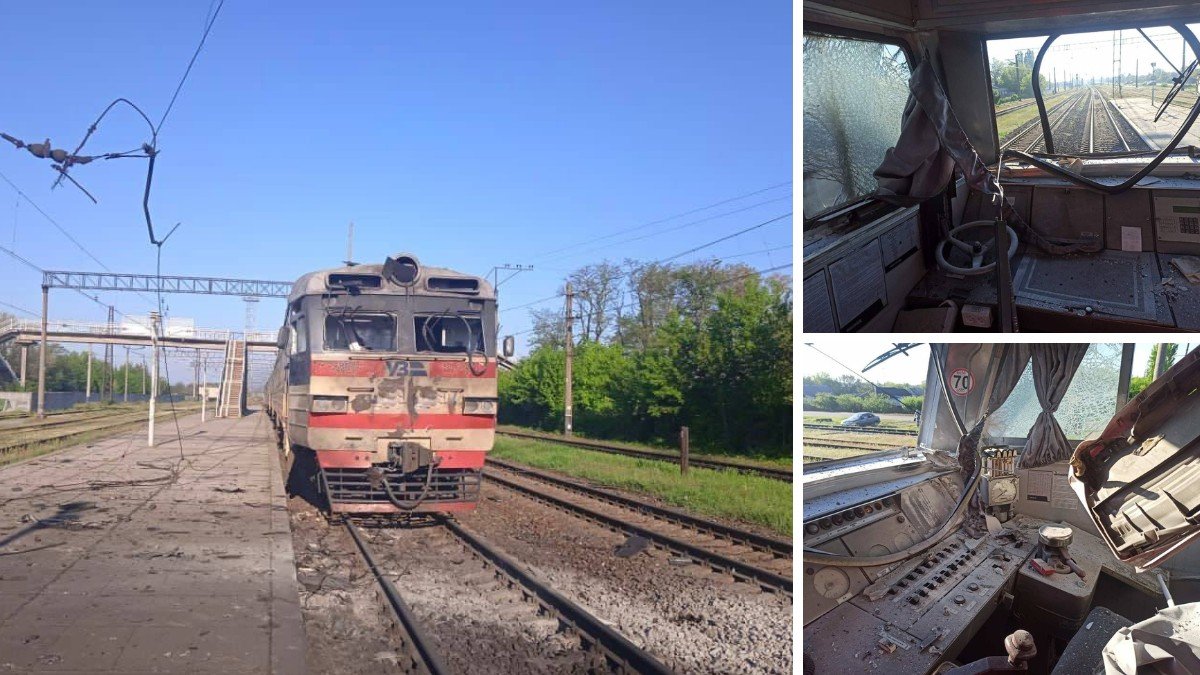 Ворог вдарив БпЛА по електричці, яка курсує у Дніпропетровській області: …