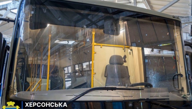 Ворожий дрон переслідував маршрутку у Херсоні