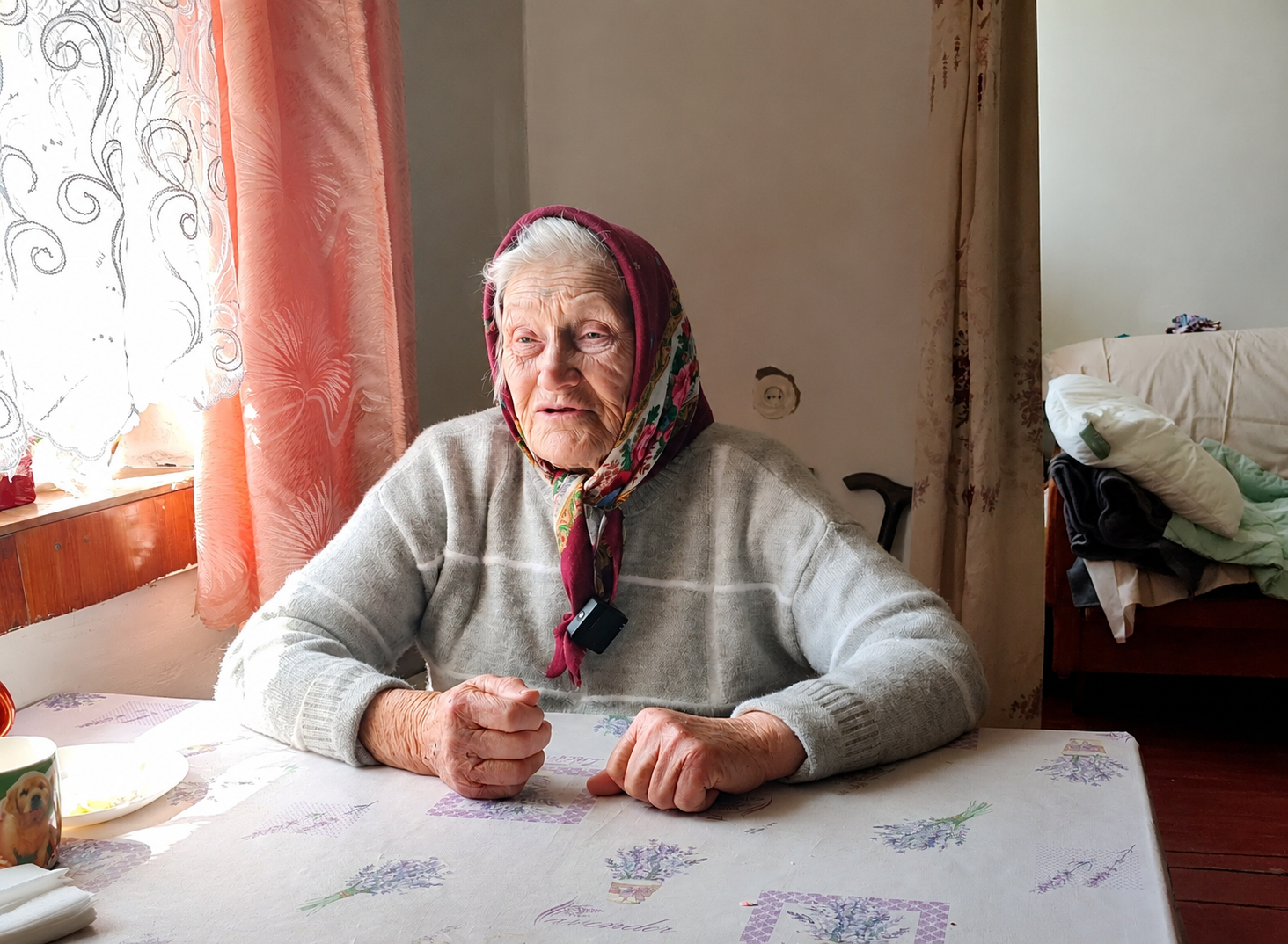 Врятована за допомогою НРК бабуся з Донеччини починає нове життя …