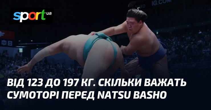 Від 123 до 197 кг. Скільки важать сумоторі перед Natsu …