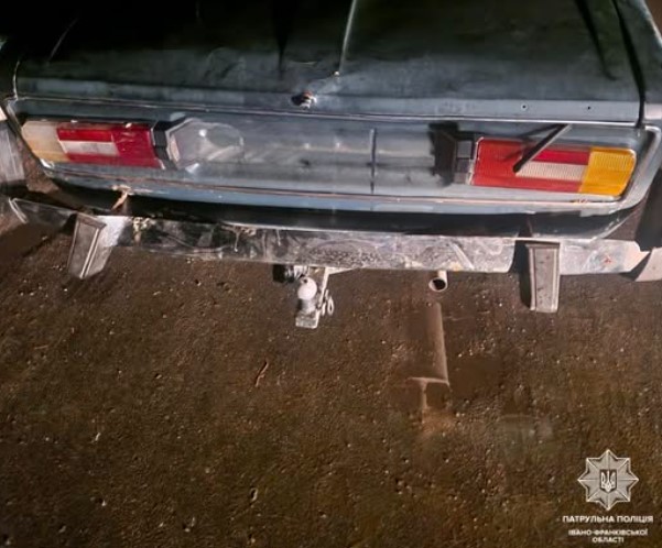 В Івано-Франківську затримали п’яного водія, який керував автомобілем без дозволу