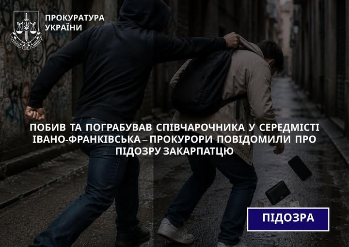 В Івано-Франківську судимий закарпатець пограбував нового знайомого