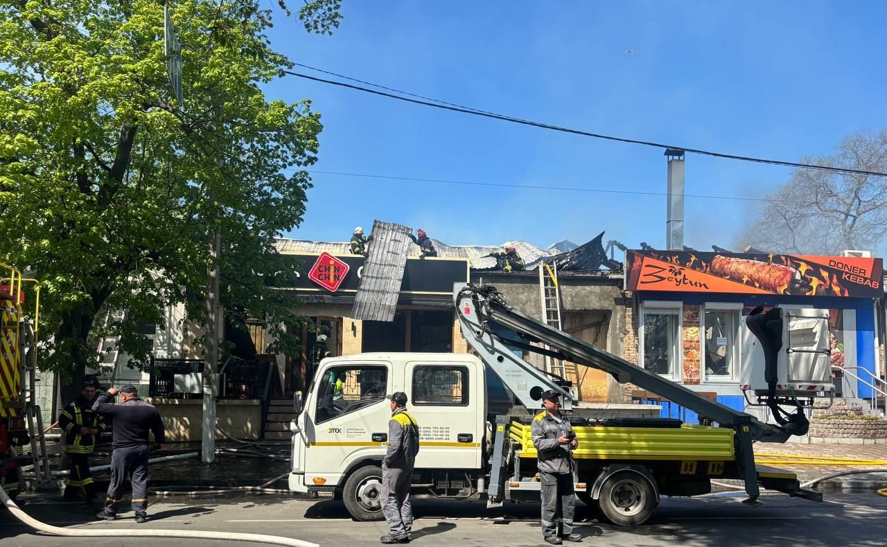 В Ізмаїлі одночасно загорілися два кафе
