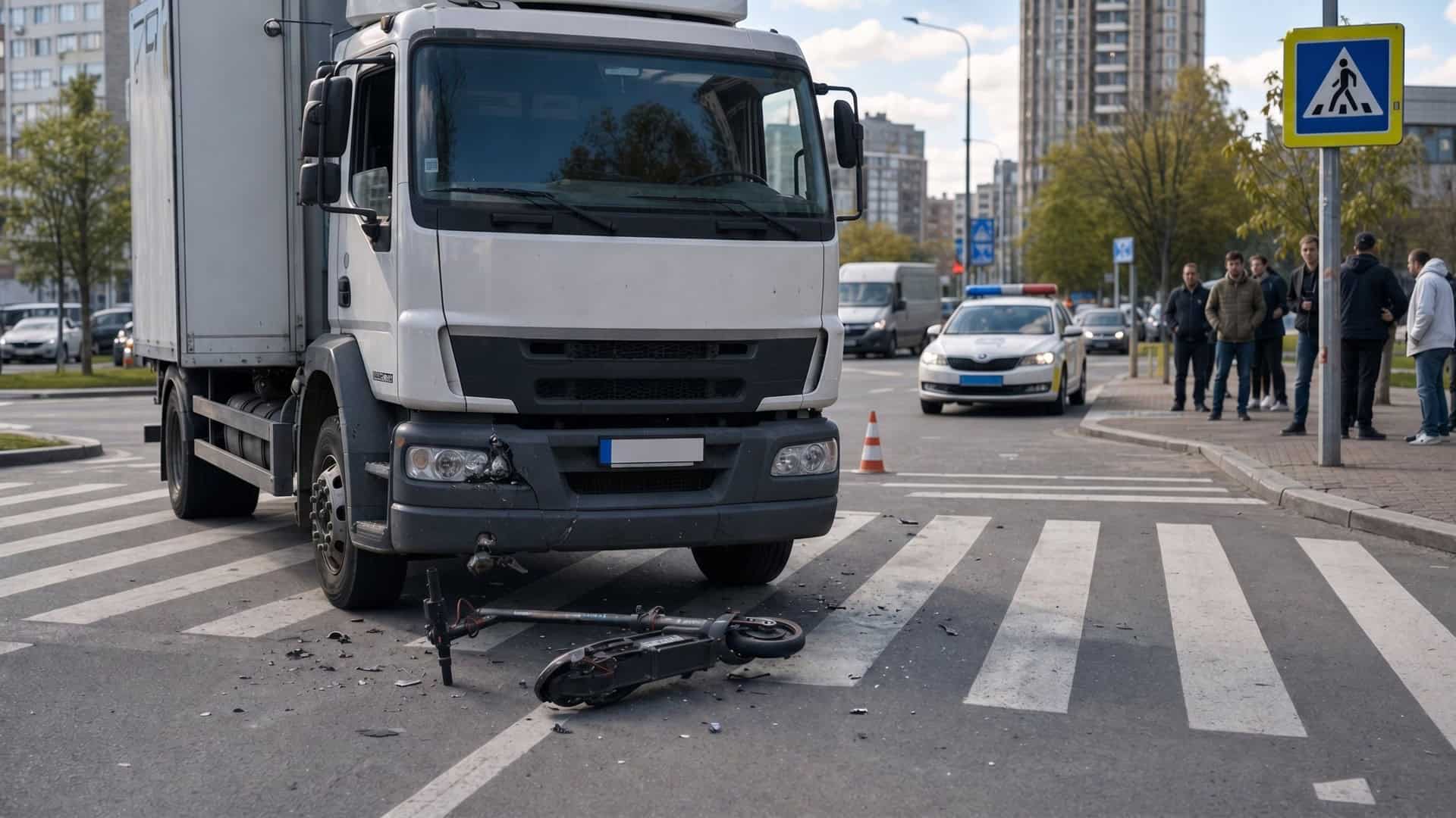 В Ірпені вантажівка збила 7-річну дівчинку на переході