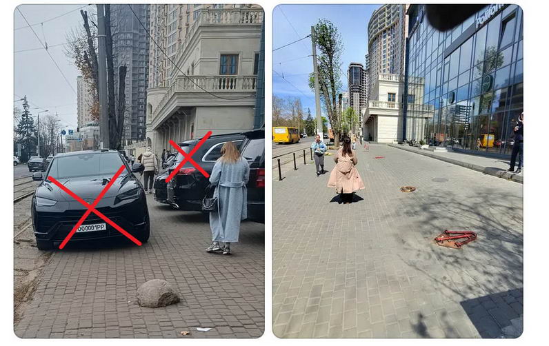 В Аркадії заборонили паркуватися на тротуарах