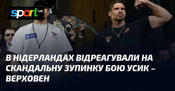 В Нідерландах відреагували на скандальну зупинку бою Усик – Верховен