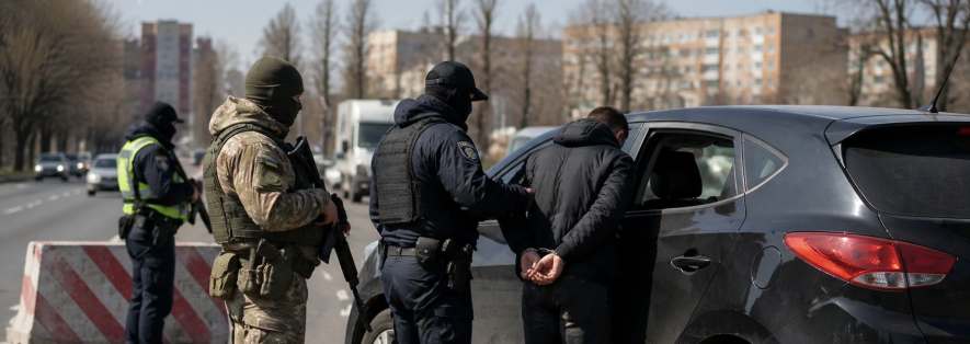 В Одесі на блокпості затримали ухилянта: водій тікав від поліції