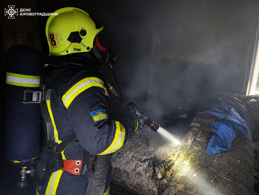В Олександрійському районі під час пожежі загинула жінка
