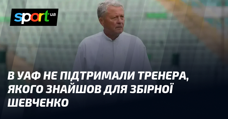 В УАФ не підтримали тренера, якого знайшов для збірної Шевченко