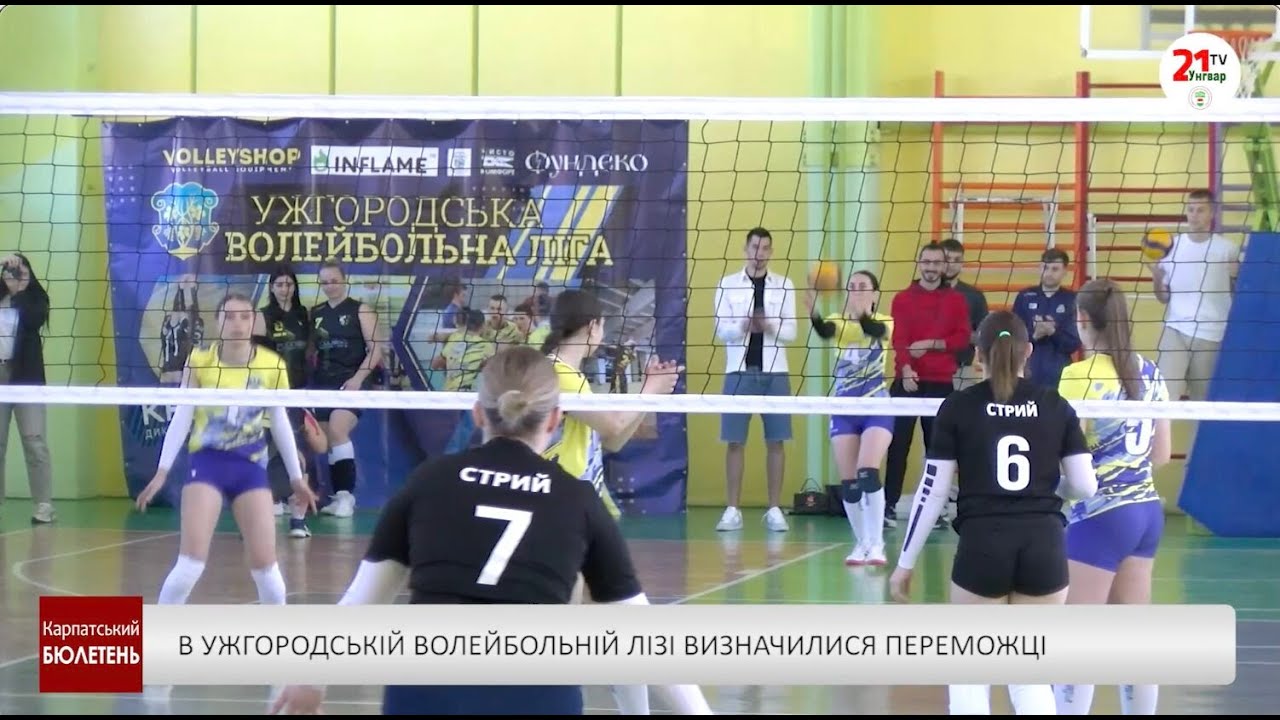 В Ужгородській волейбольній лізі визначилися переможці