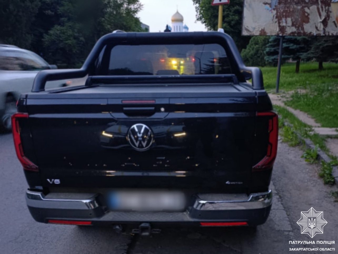 В Ужгороді патрульні затримали п’яного водія Volkswagen