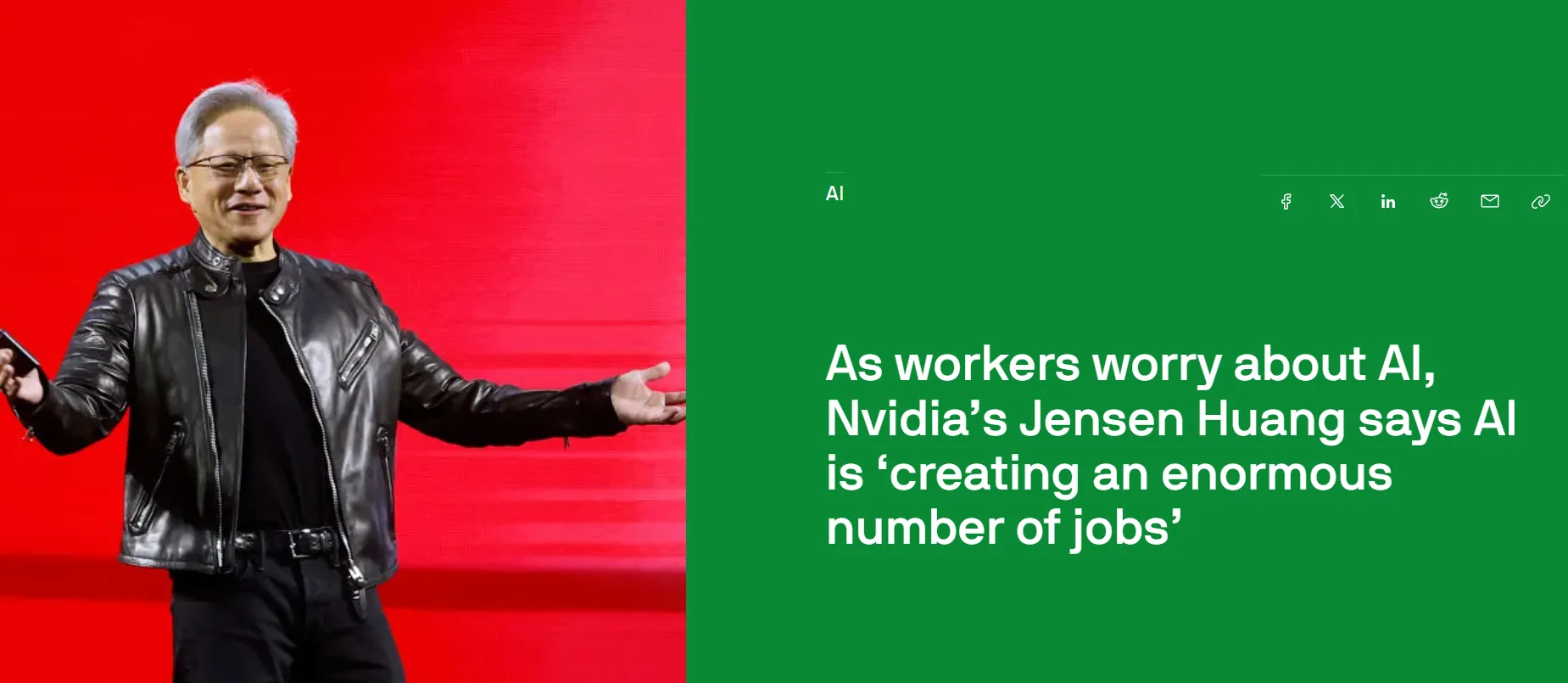 Гендиректор Nvidia спростував міфи про заміну людей штучним інтелектом — …