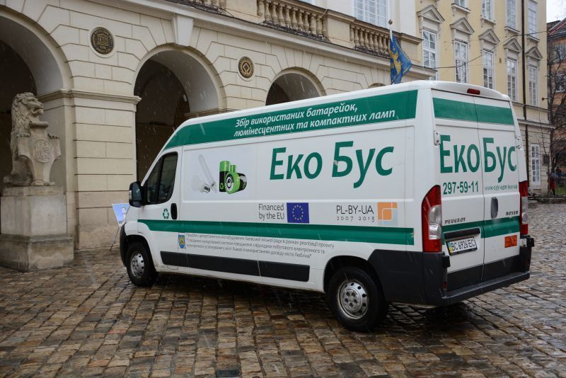 Графік стоянок екобуса на травень у Львові, Хмельницькому та Полтаві