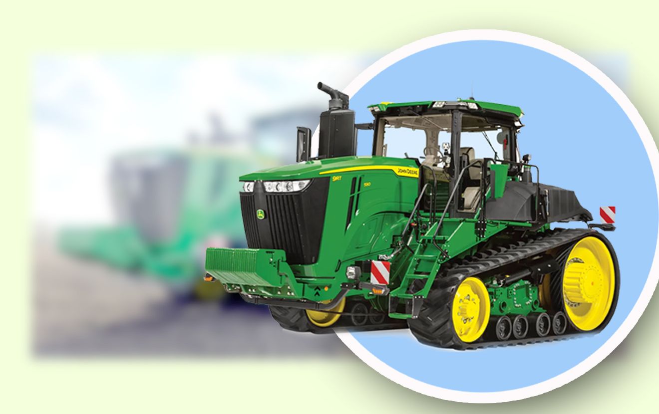 Гусеничний трактор John Deere 9RT 590 допоміг засіяти поля під …