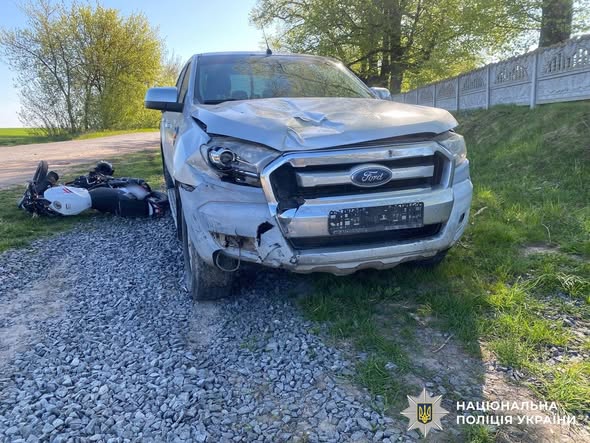 ДТП з мотоциклами на Вінниччині: є тяжко травмований