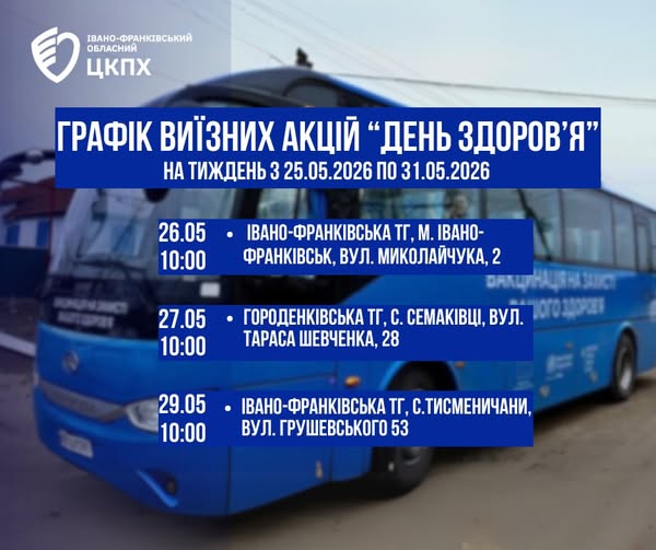 «День здоров’я» на Прикарпатті: у громади виїдуть лікарі та проведуть …