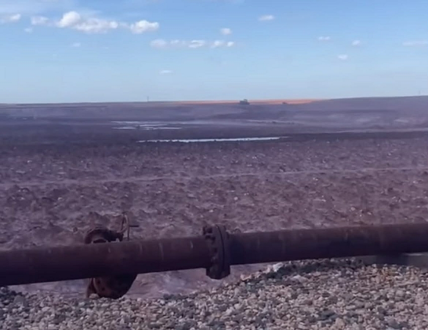 Депутат показала стан шламових полів МГЗ (відео)