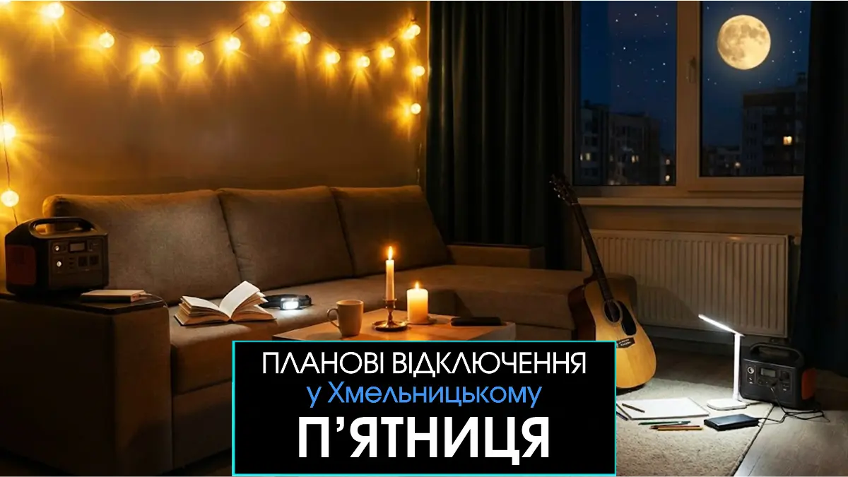 Де не буде світла у Хмельницькому 22 травня