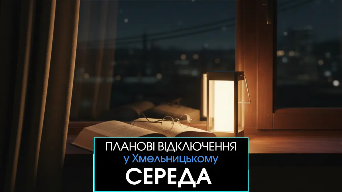 Де не буде світла у Хмельницькому 6 травня