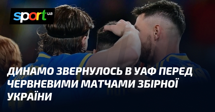 Динамо звернулось в УАФ перед червневими матчами збірної України