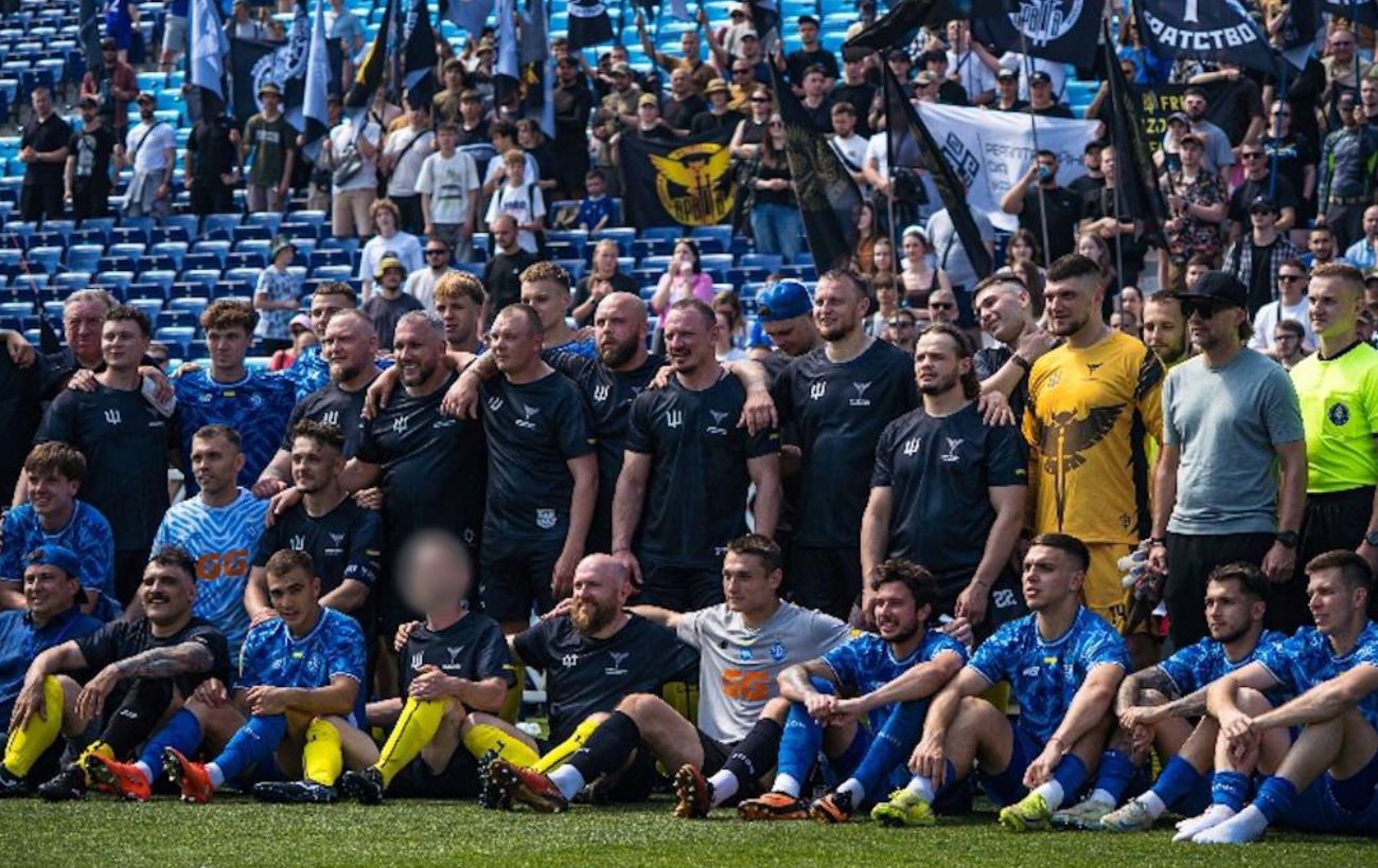 "Динамо" проти воїнів "Спецпідрозділу Тимура": у Києві зіграли матч єдності